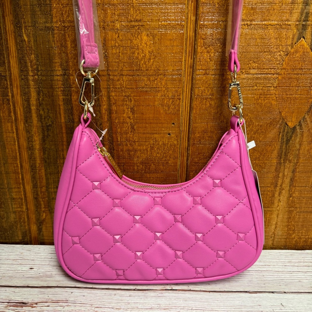 SKINNYDIP LONDON Miya Pink Studded Crossbody Bag